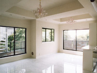 開放的なリビングルーム